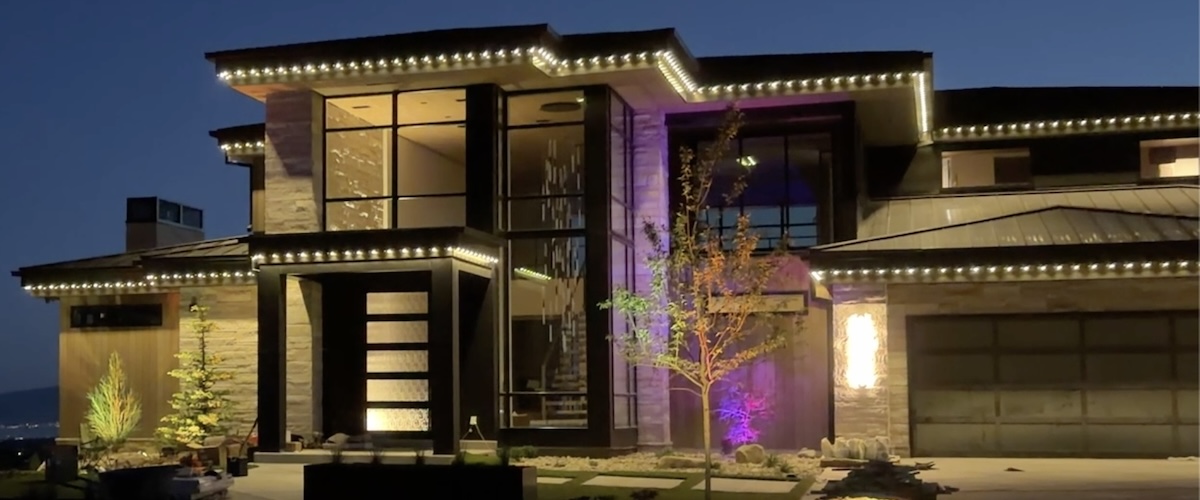 permanent lighting roofline